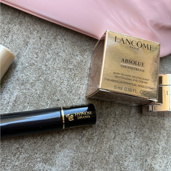 Lancôme Set Of 5 Plus Pink Bag Luxury Skincare - Picture 6 of 9